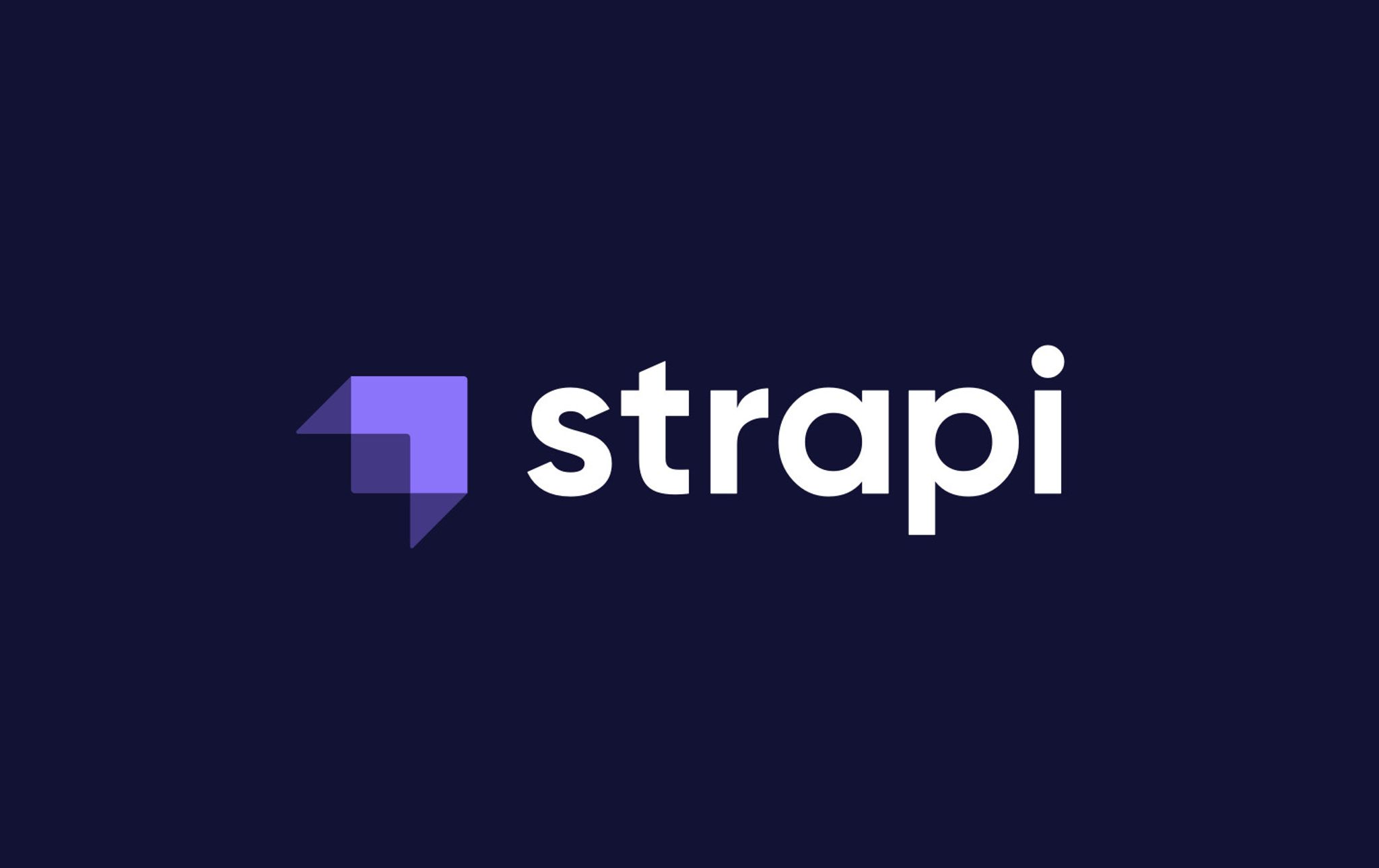Strapi logo purple and white