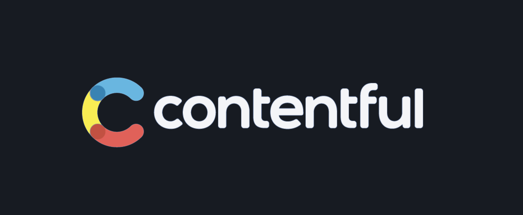 Contentful logo - dark