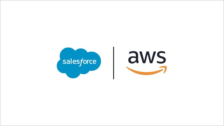 AWS Salesforce logos