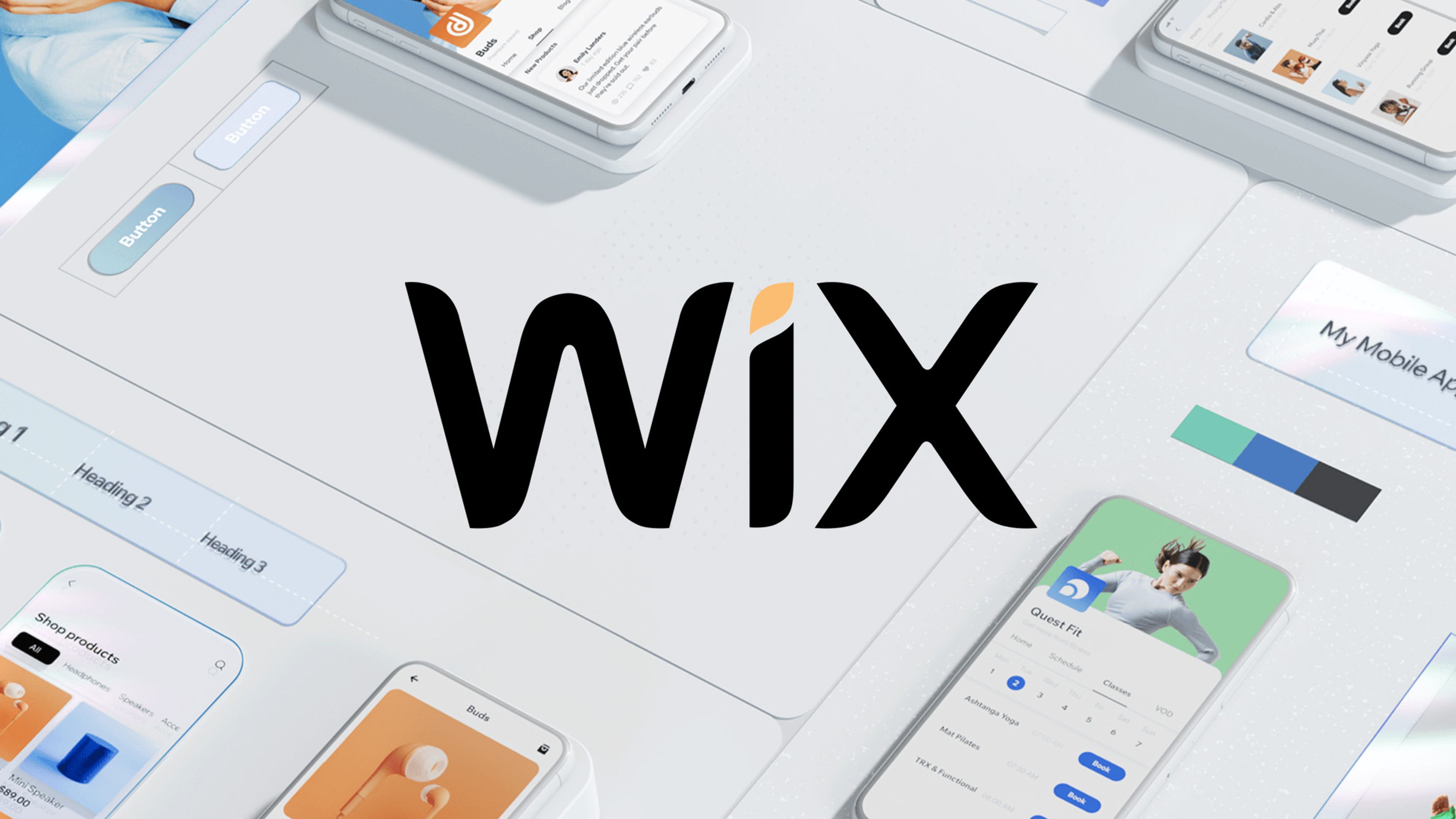 Branded App by Wix image with logo
