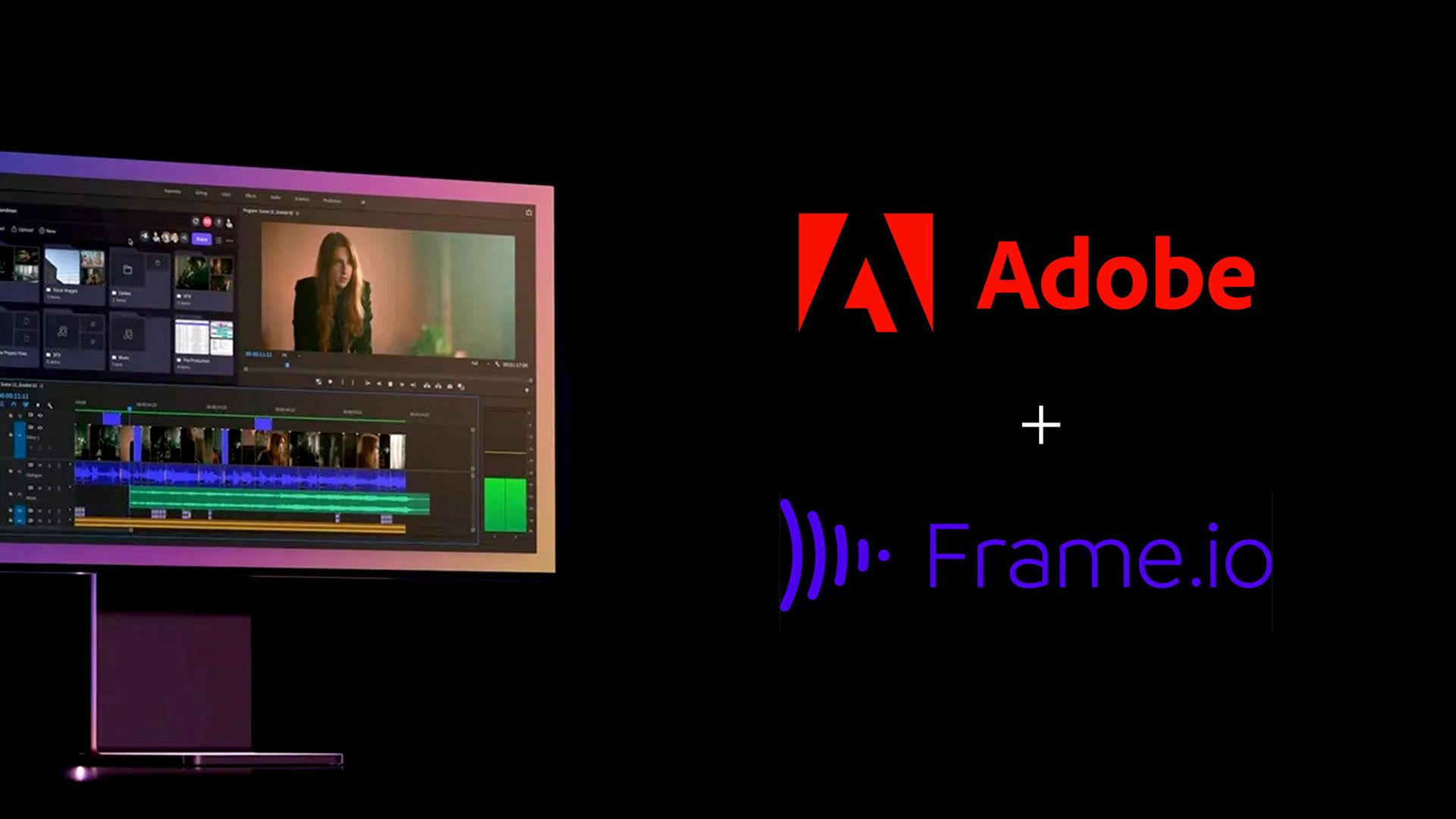 Adobe and Frame.io logos