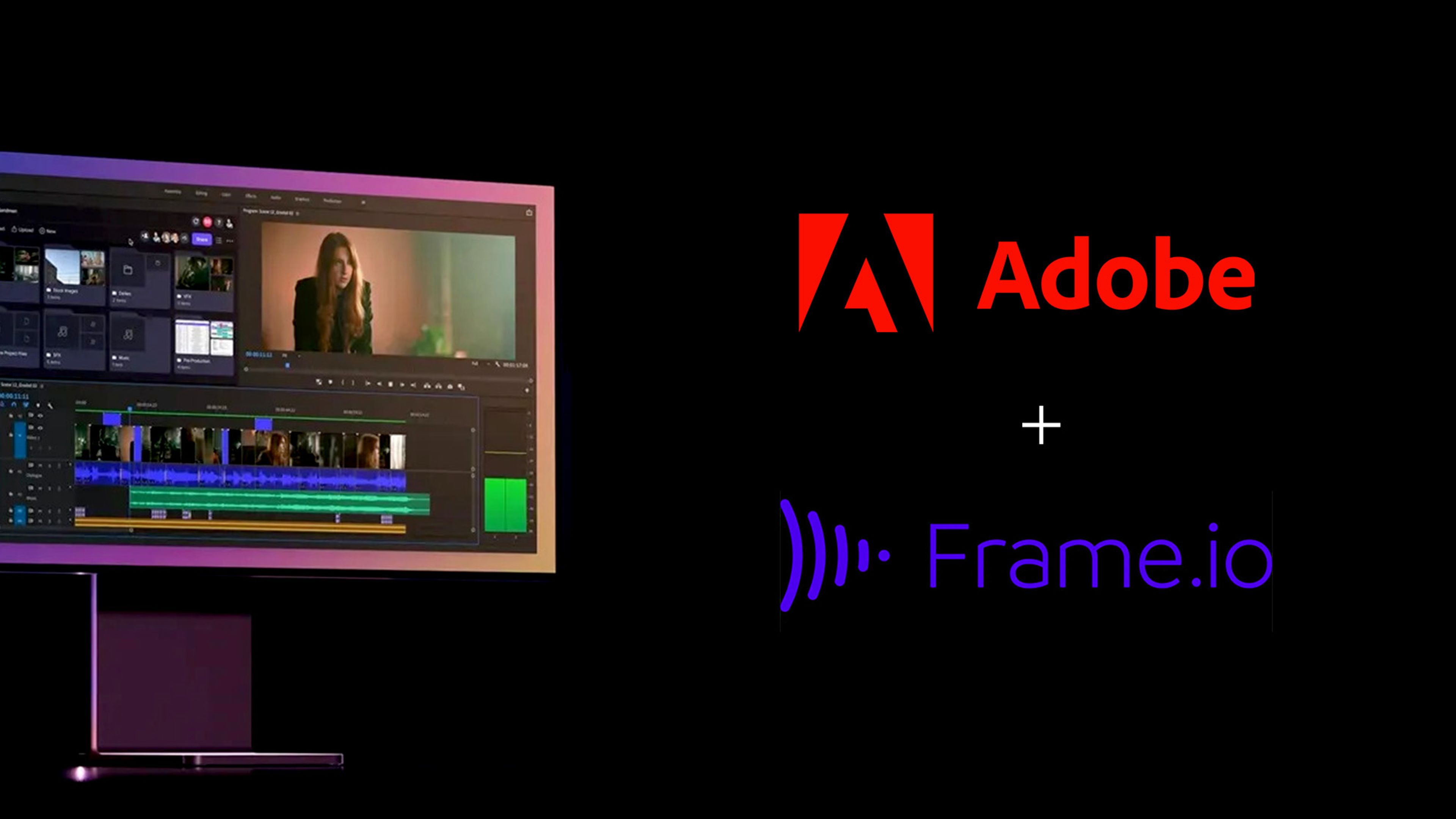 Adobe and Frame.io logos