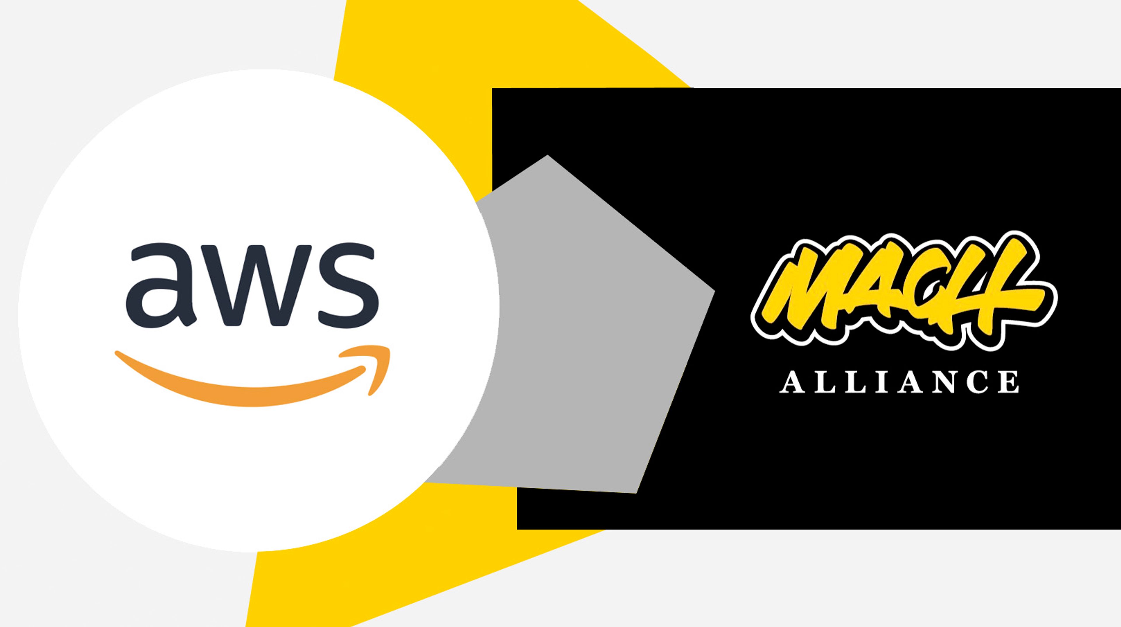 Image of AWS and MACH Alliance logos