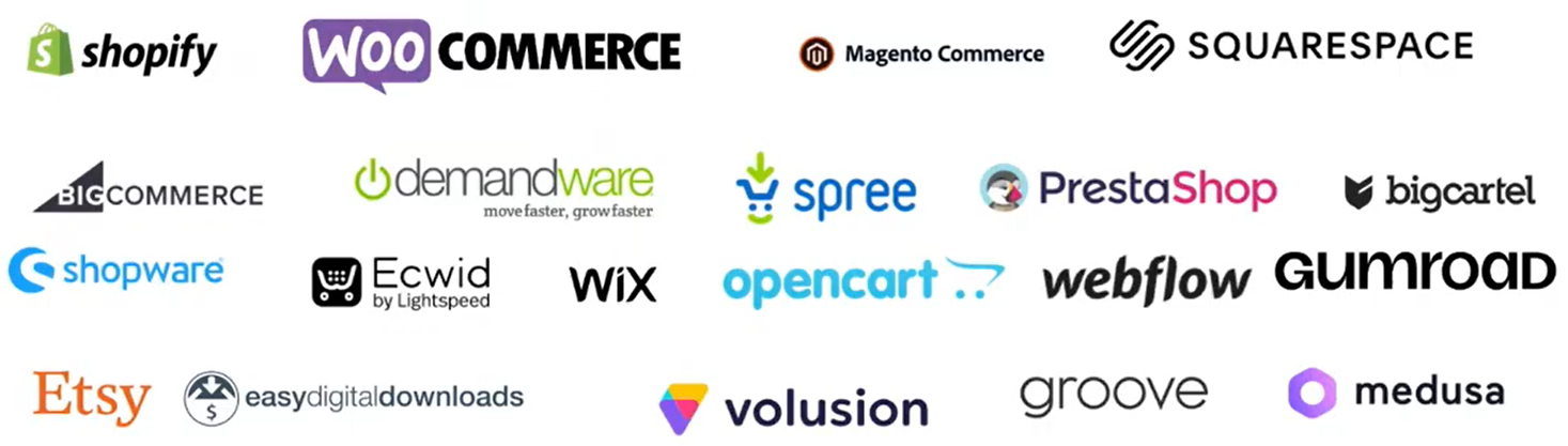 ecommerce platform logos