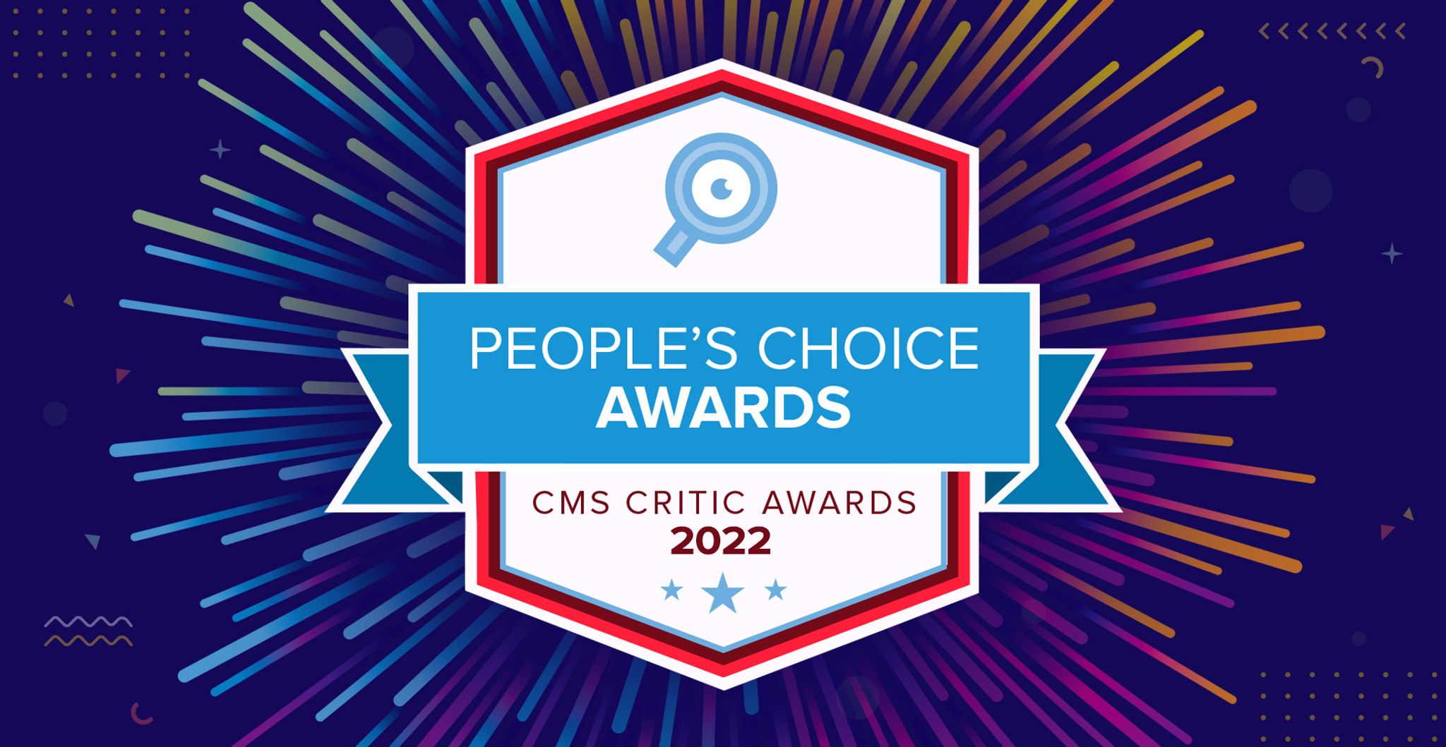 People's Choice Award 2022 logo against a graphical backdrop of fireworks