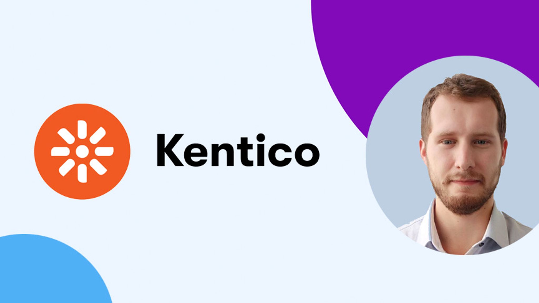 Kentico featured image with new CFO headshot