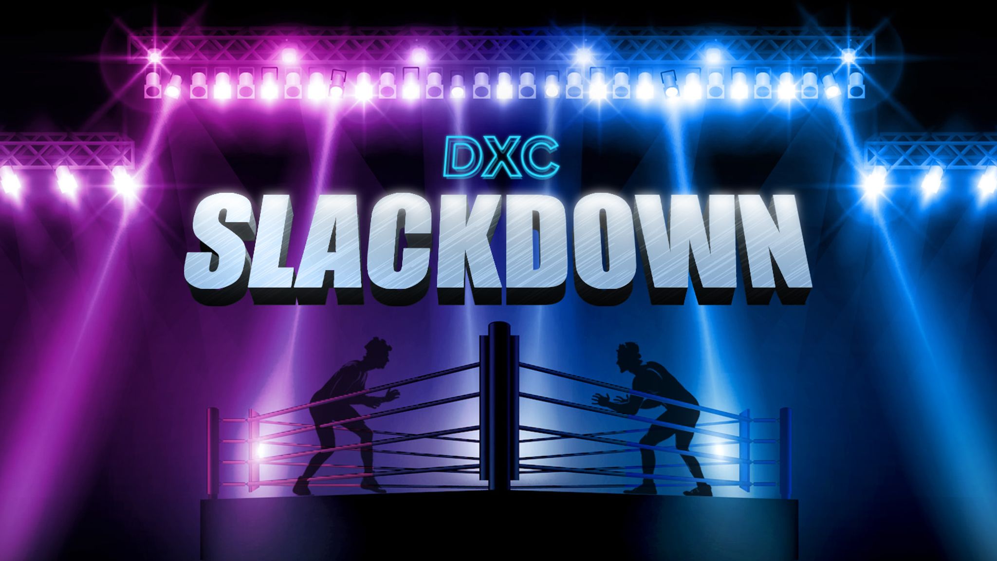 DXC Slackdown image of wrestlers in ring