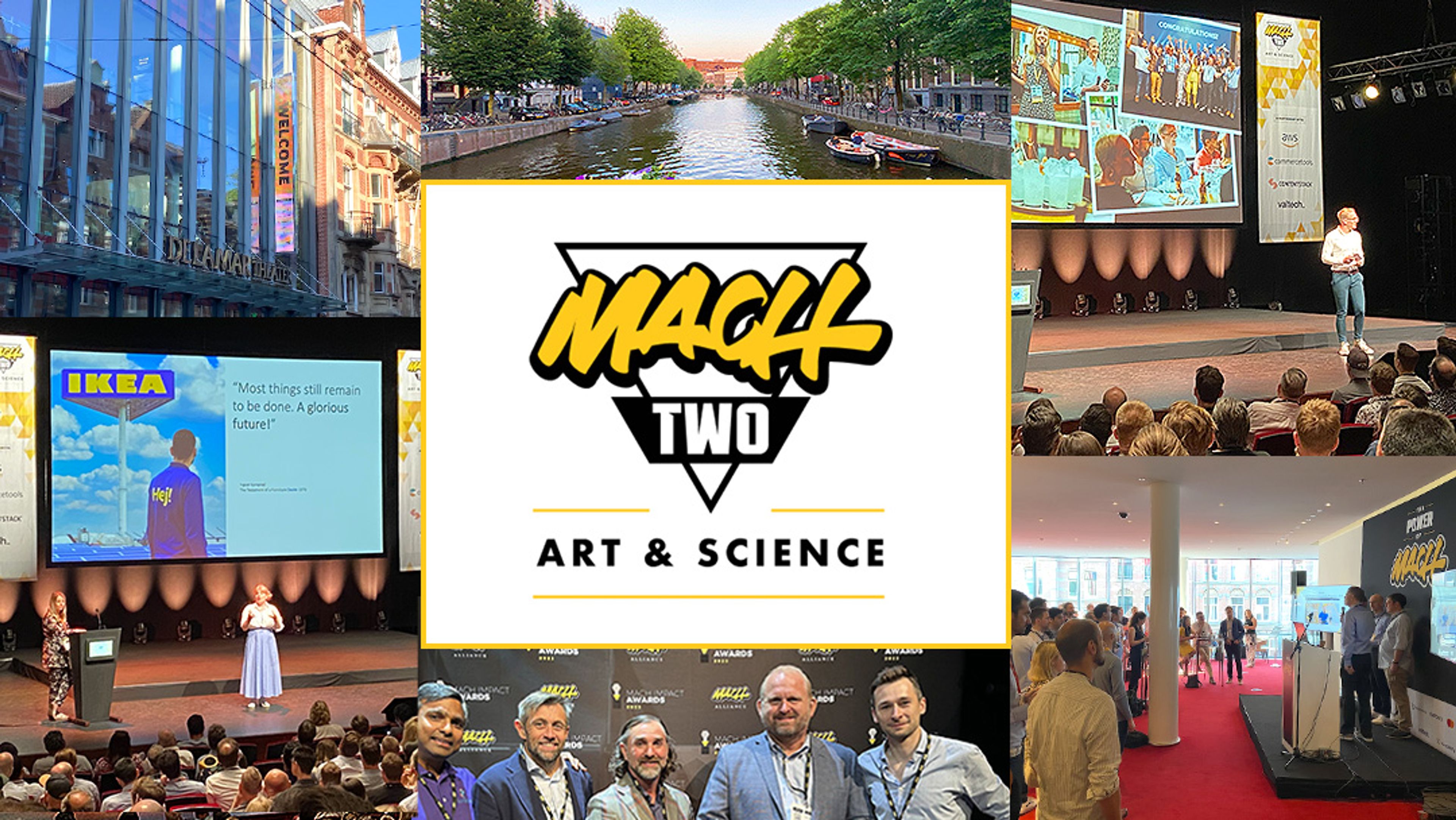 MACH Two featured image with photos from the event in a collage