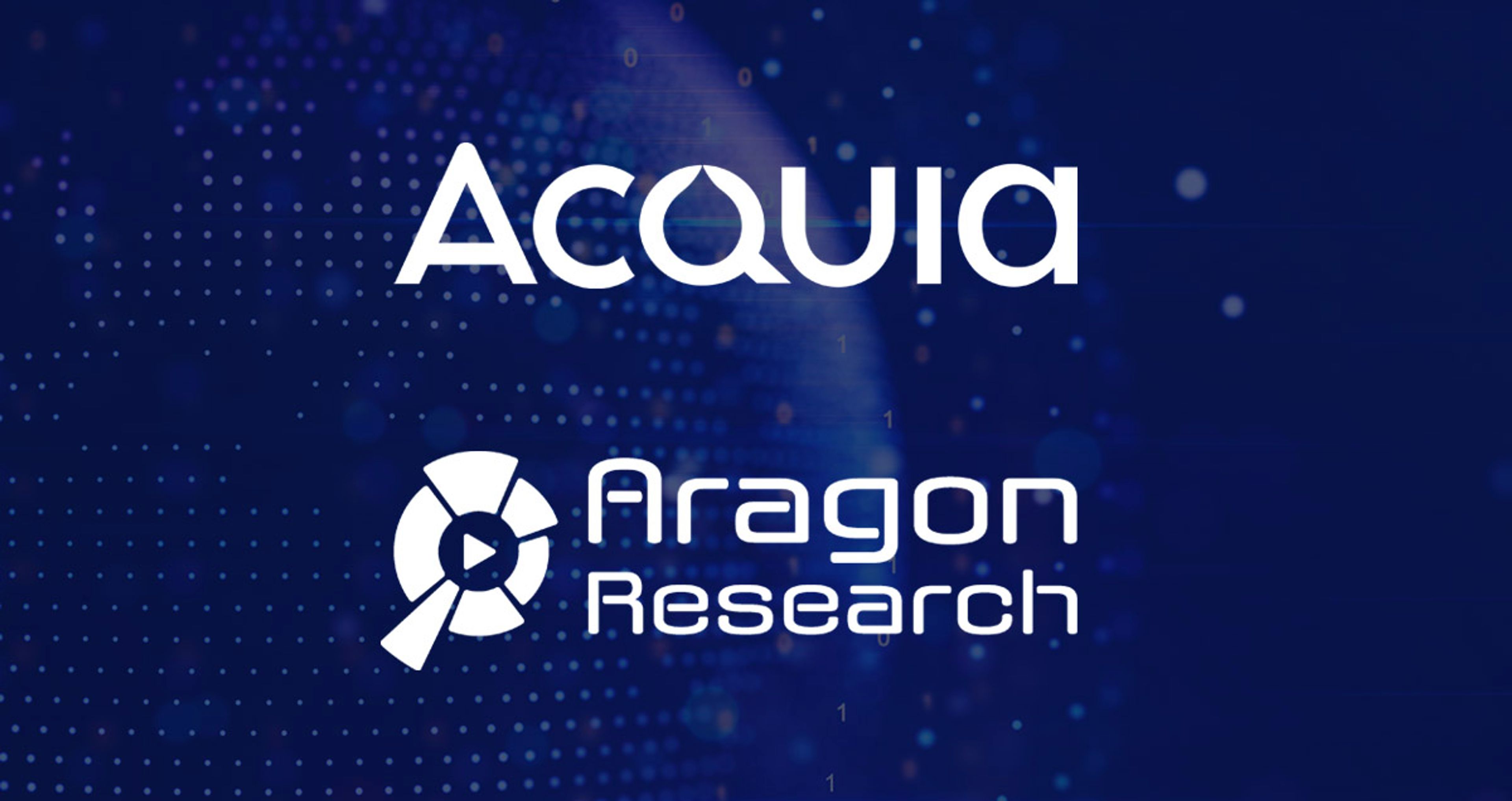 Acquia and Aragon Research logos