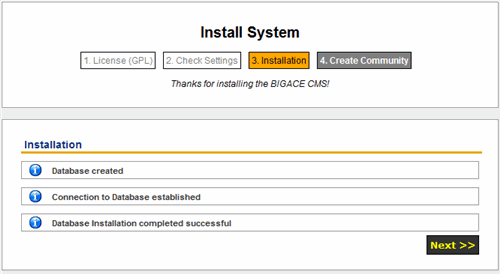 Bigace Content Management System