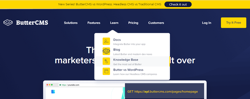 Butter CMS Knowledge Base