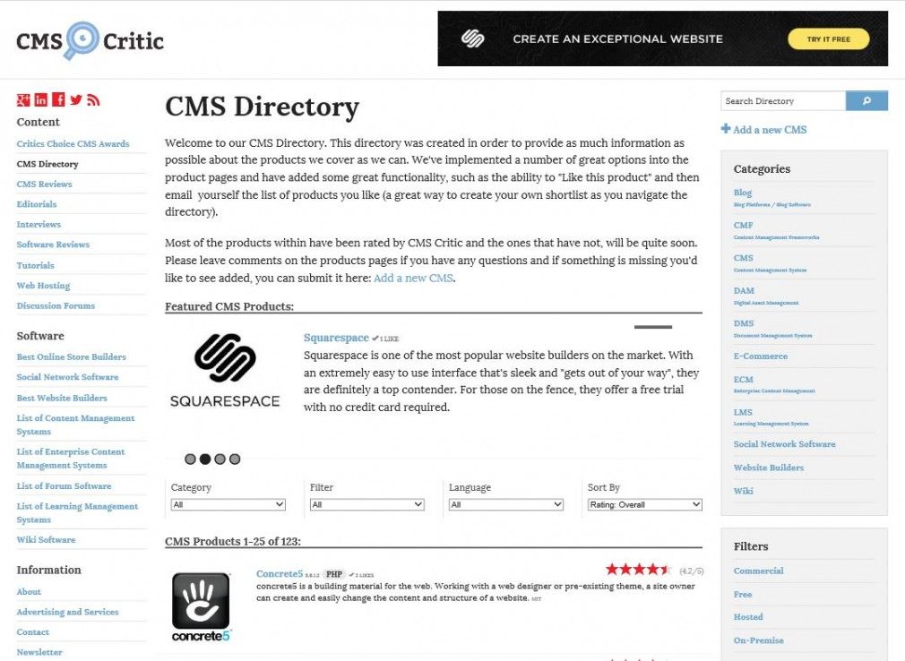 cms directory