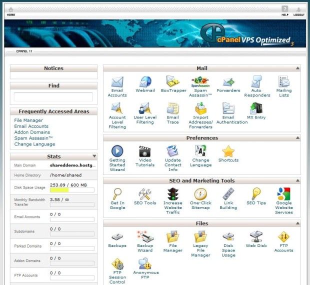 HostGator Review - CPanel