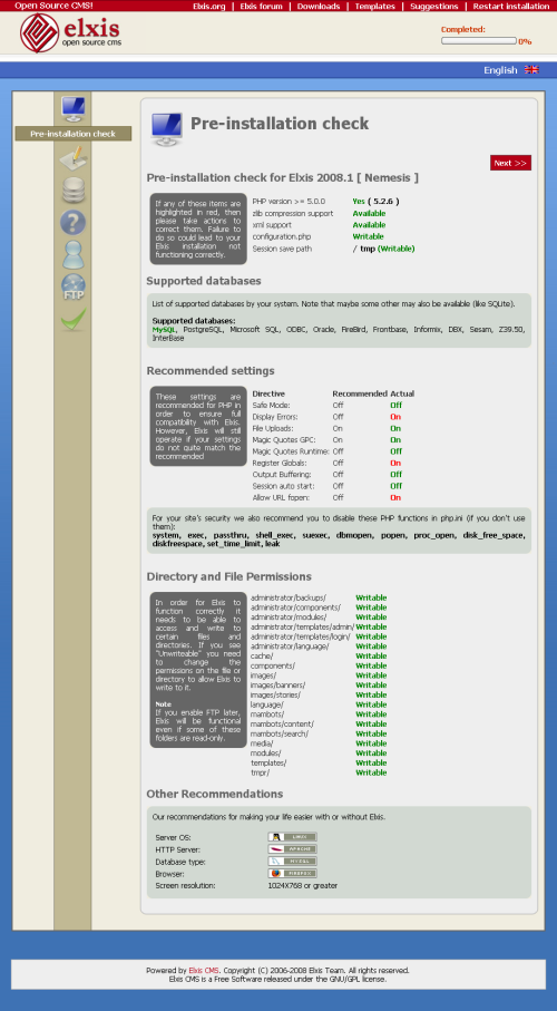 Elxis Content Management System