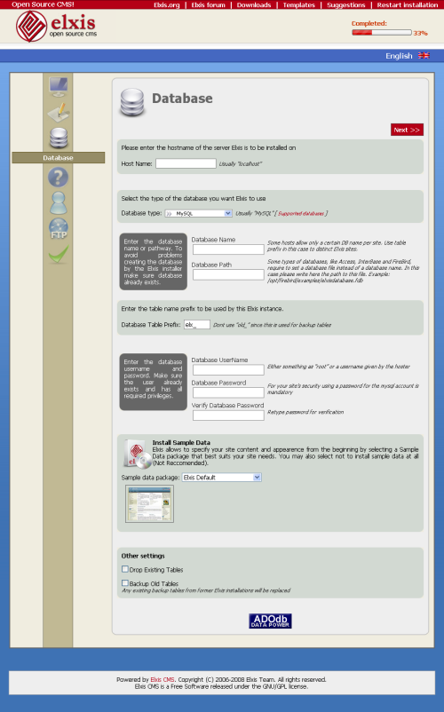 Elxis Content Management System