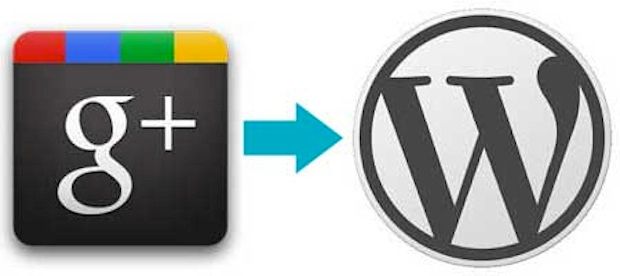 Google Plus with WordPress