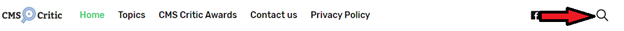 CMS Critic Magnifying glass icon