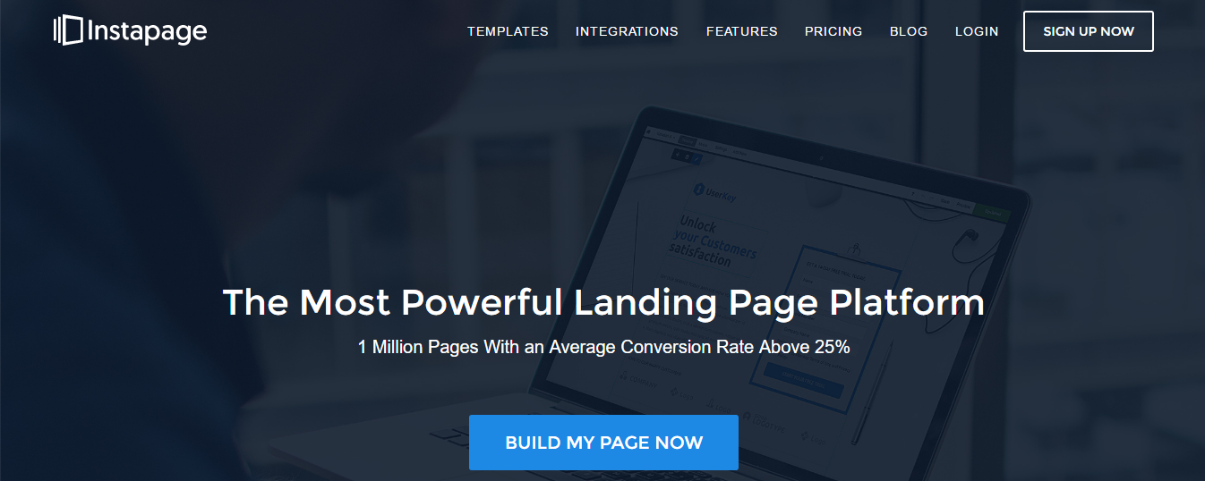 instapage landing page builder