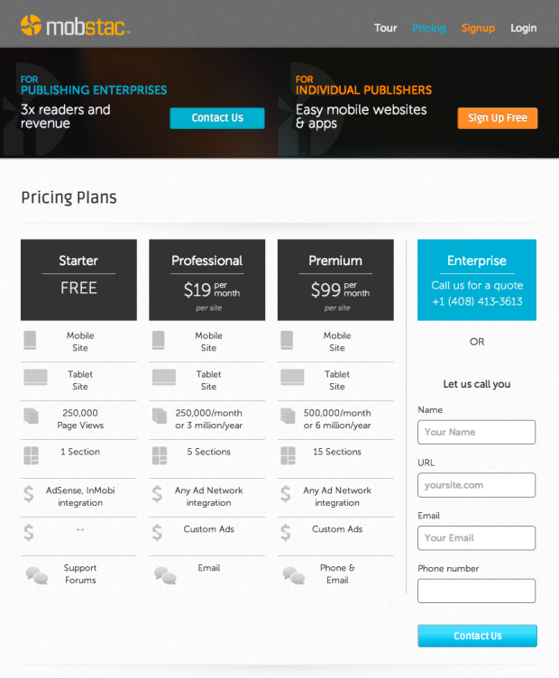 MobStac Pricing