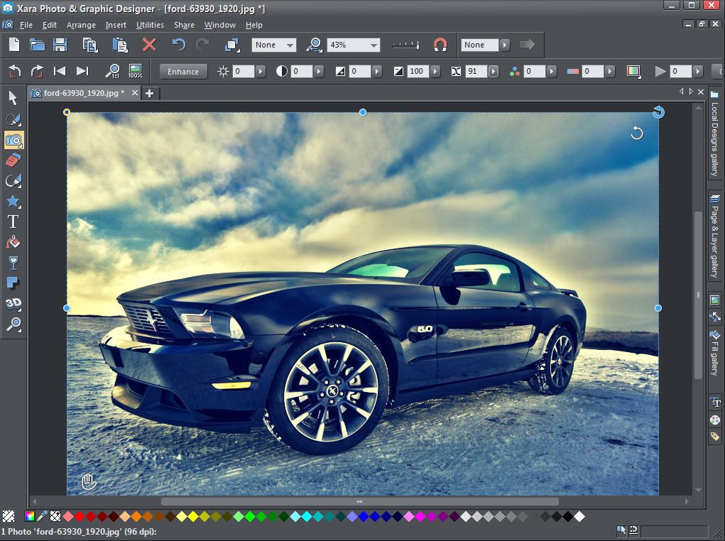 best photo editing software - xara