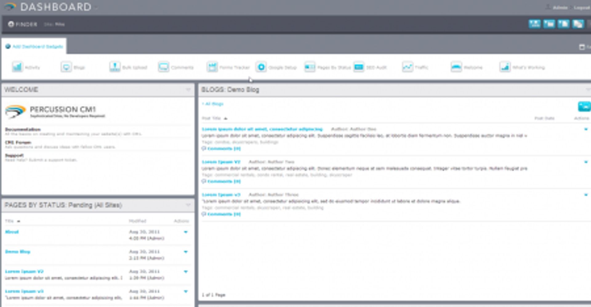 Dashboard - Famous Questions CMS - 6