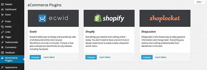 WordPress.com Ecommerce