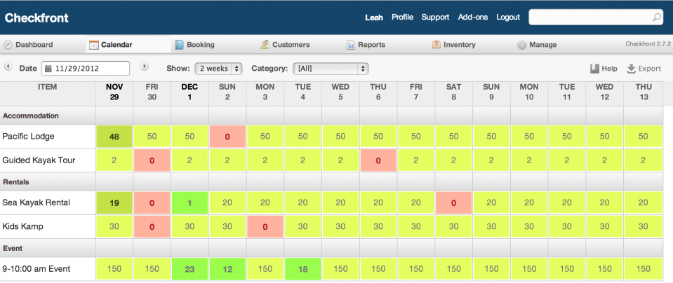 Checkfront Review - Enabling Online Booking on Your Existing Site