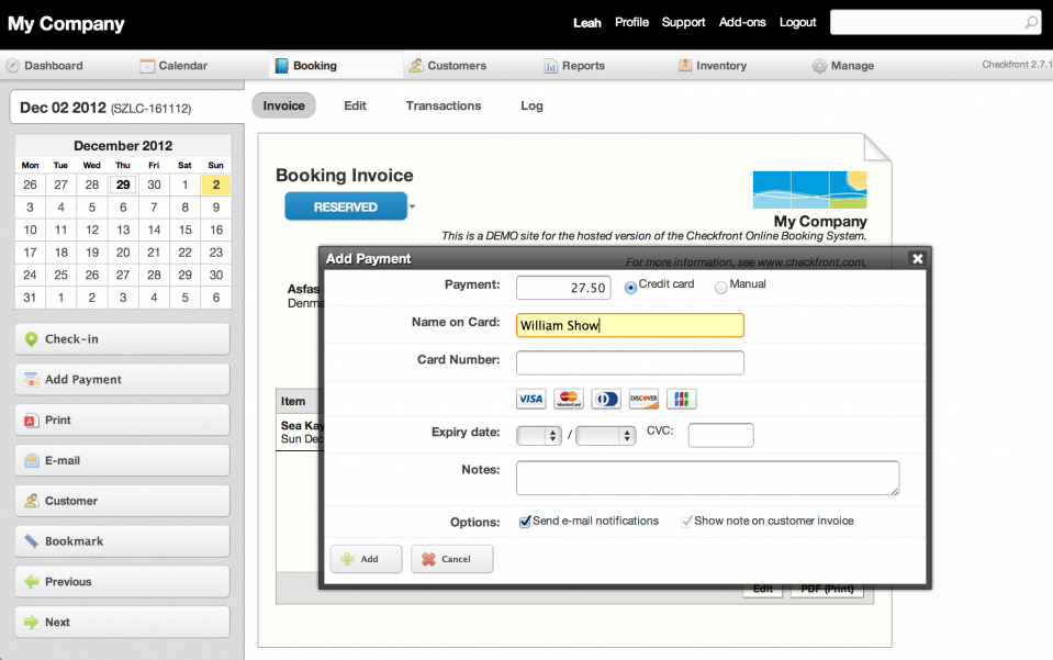 Checkfront Review - Enabling Online Booking on Your Existing Site