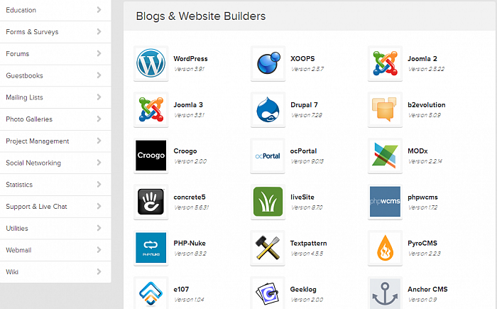 BlueHost Website Builders