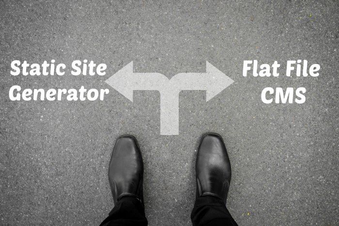 Static Site Generators vs Flat File CMS