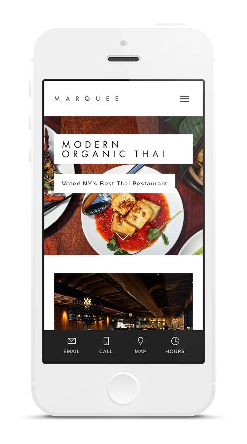 squarespace mobile information bar