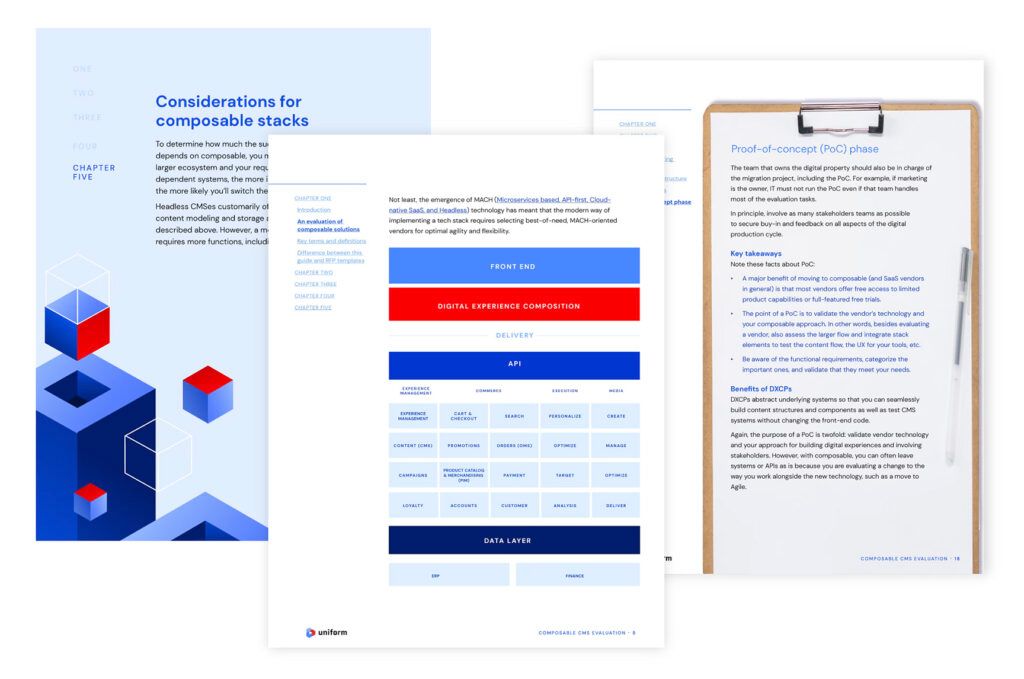 Uniform Evaluation Guide page examples