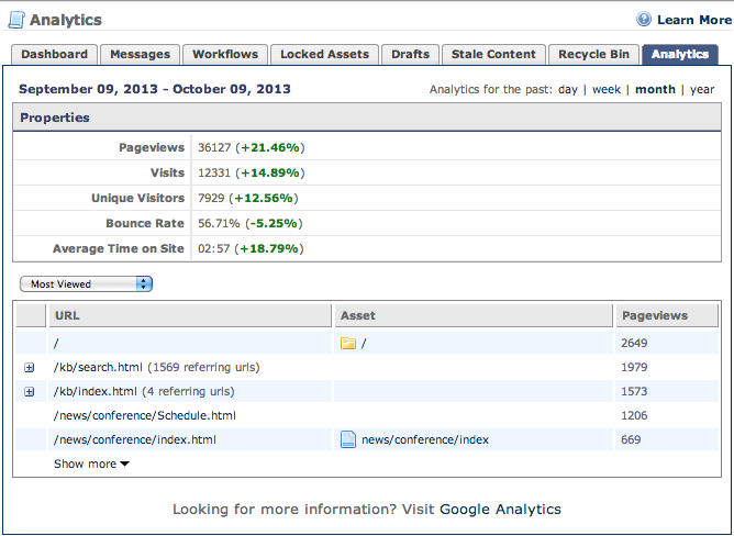 cascade - web traffic analytics