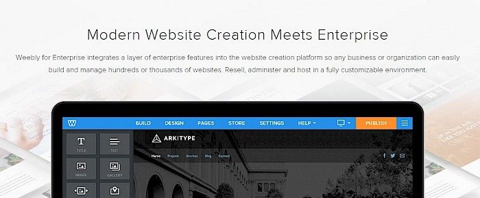 Weebly for Enterprise