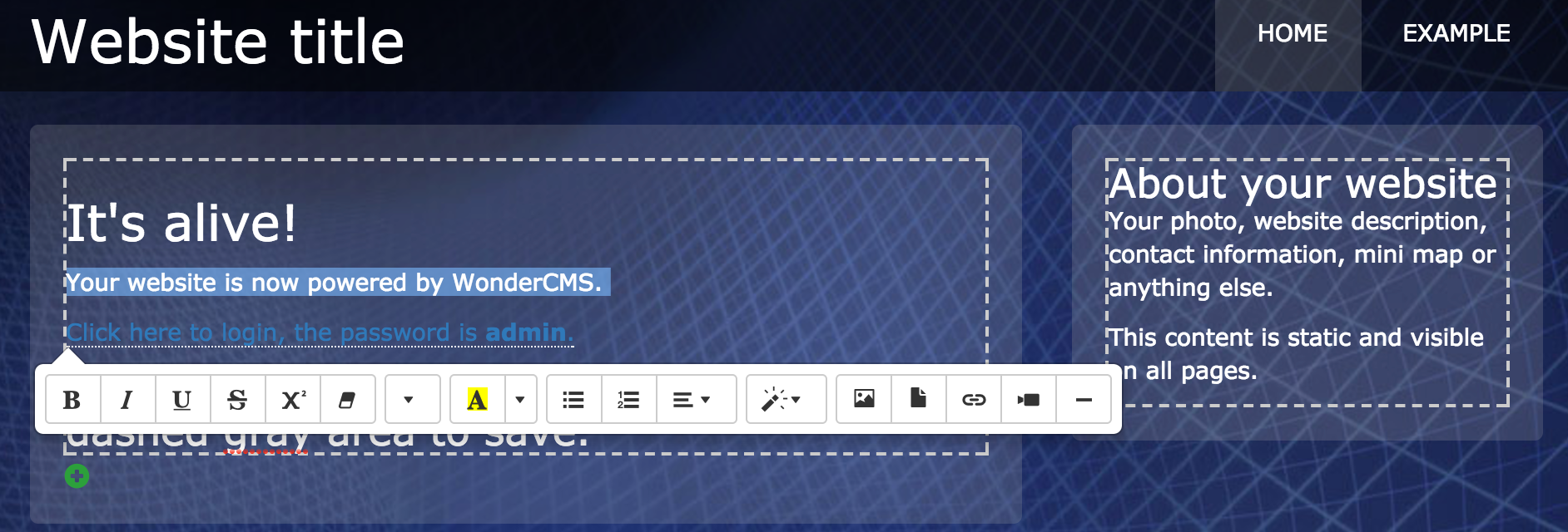 WonderCMS Review - An Easy Flat File CMS for those who value simplicity ...