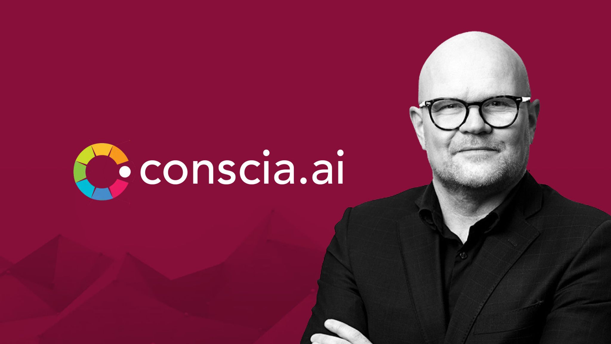 Conscia.ai logo with Martin Sandvad headshot
