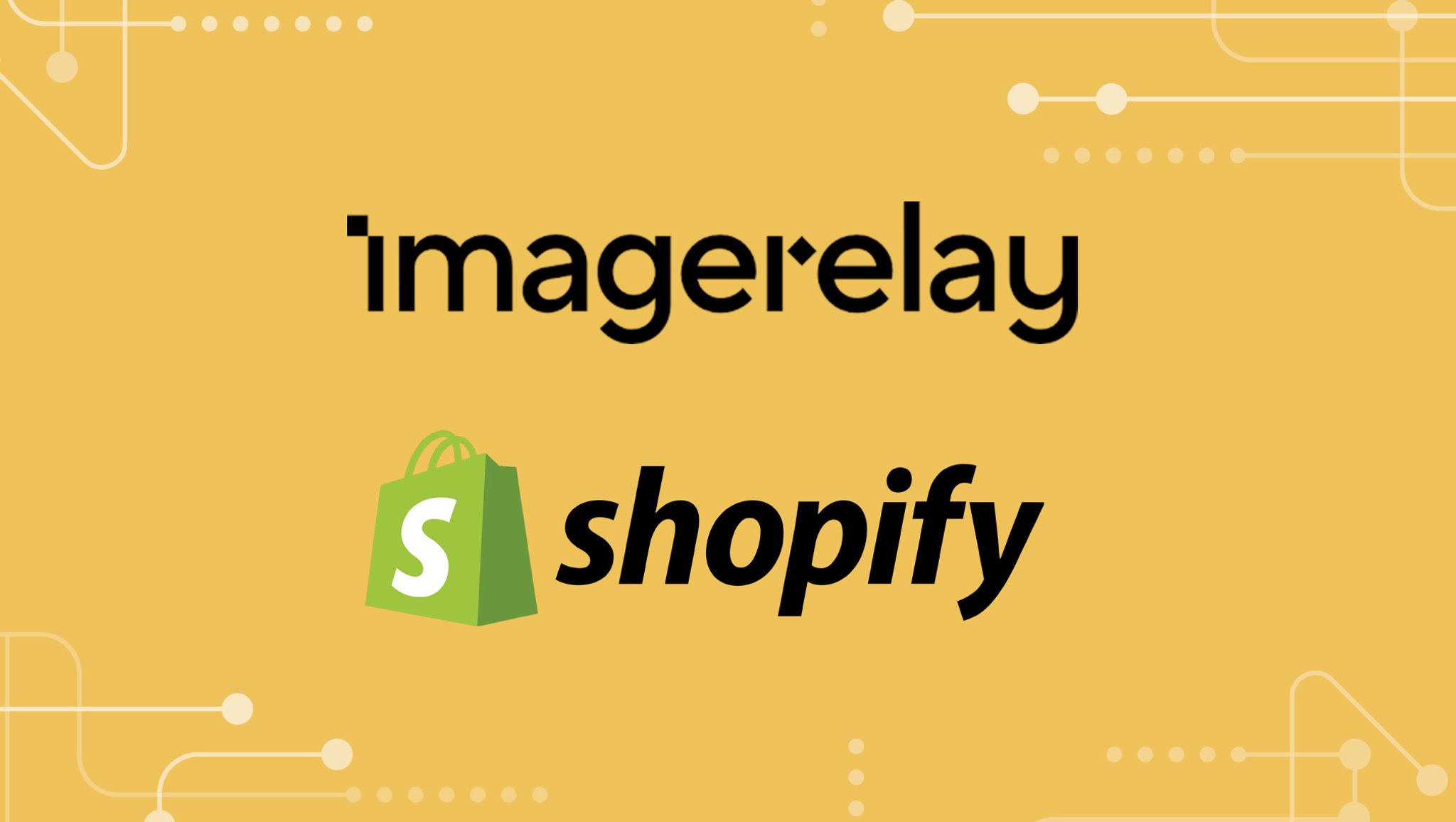 Image Relay and Shopify logos