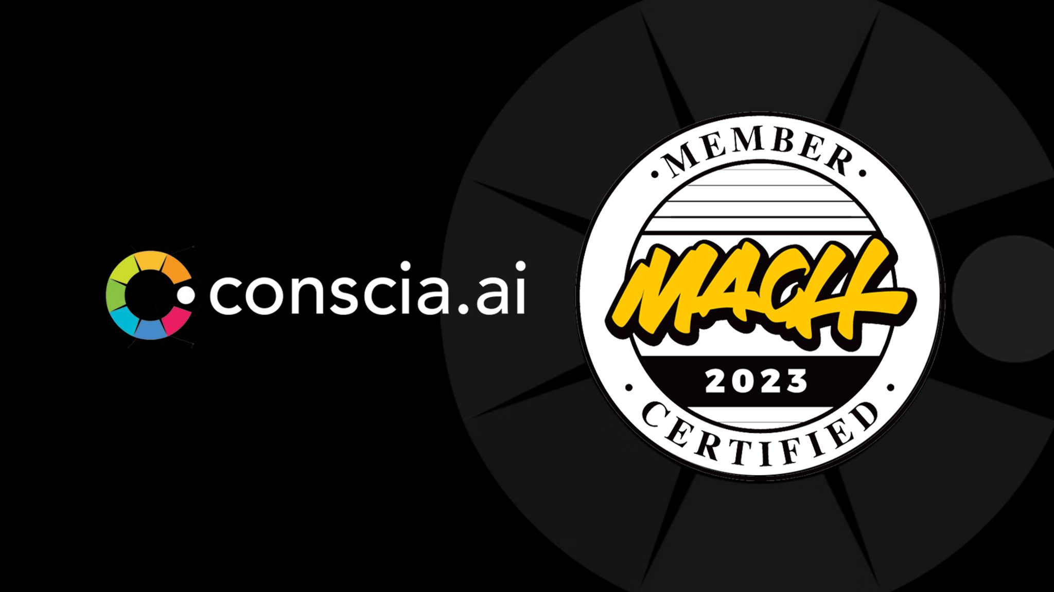 Conscia.ai logo and MACH Certified badge 