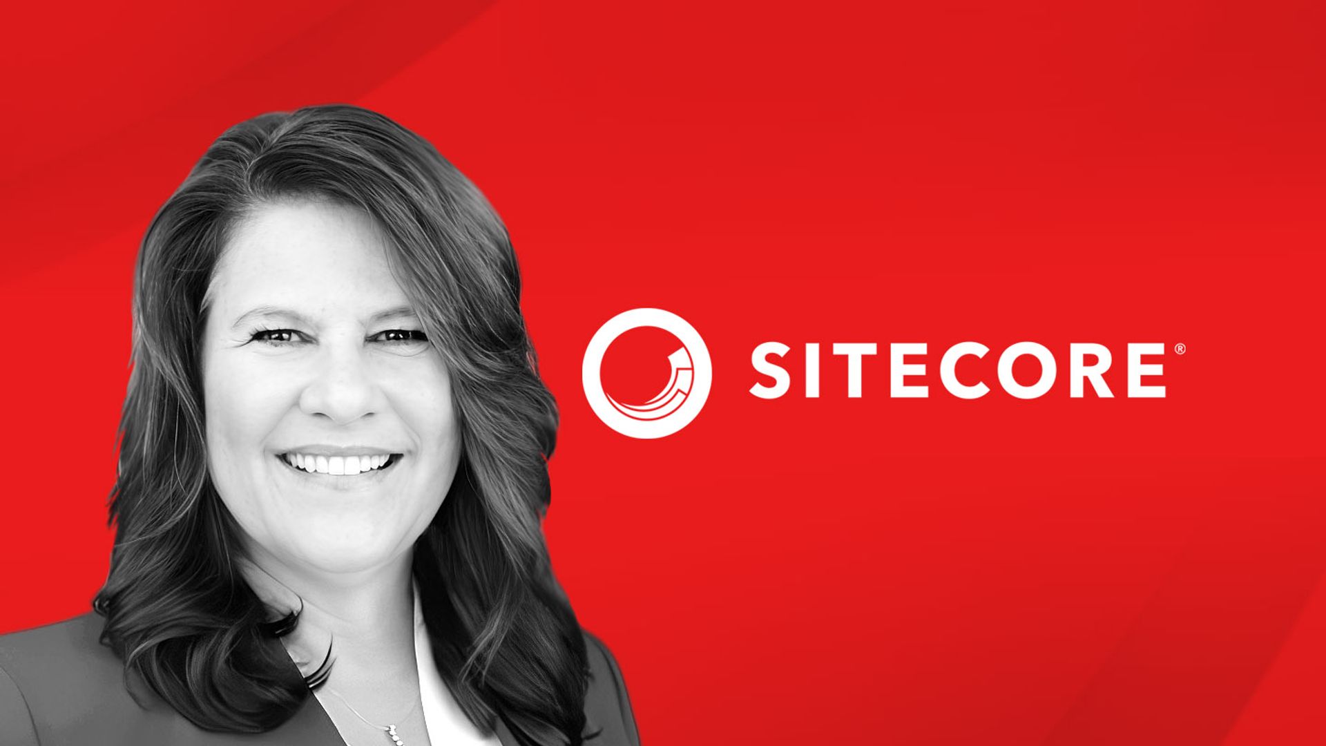 Site logo with headshot of new CMO Kathie Johnson