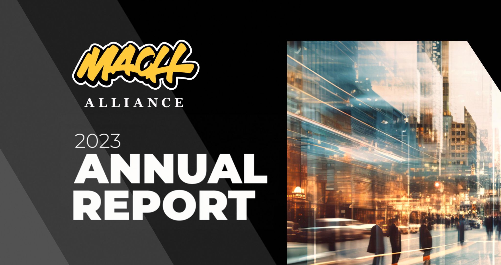MACH Alliance logo and text that reads "2023 Annual Report"