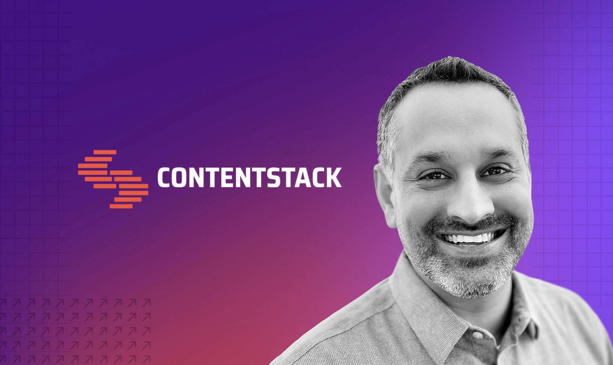 Headshot of Gurdeep Dhillon with the Contentstack logo.