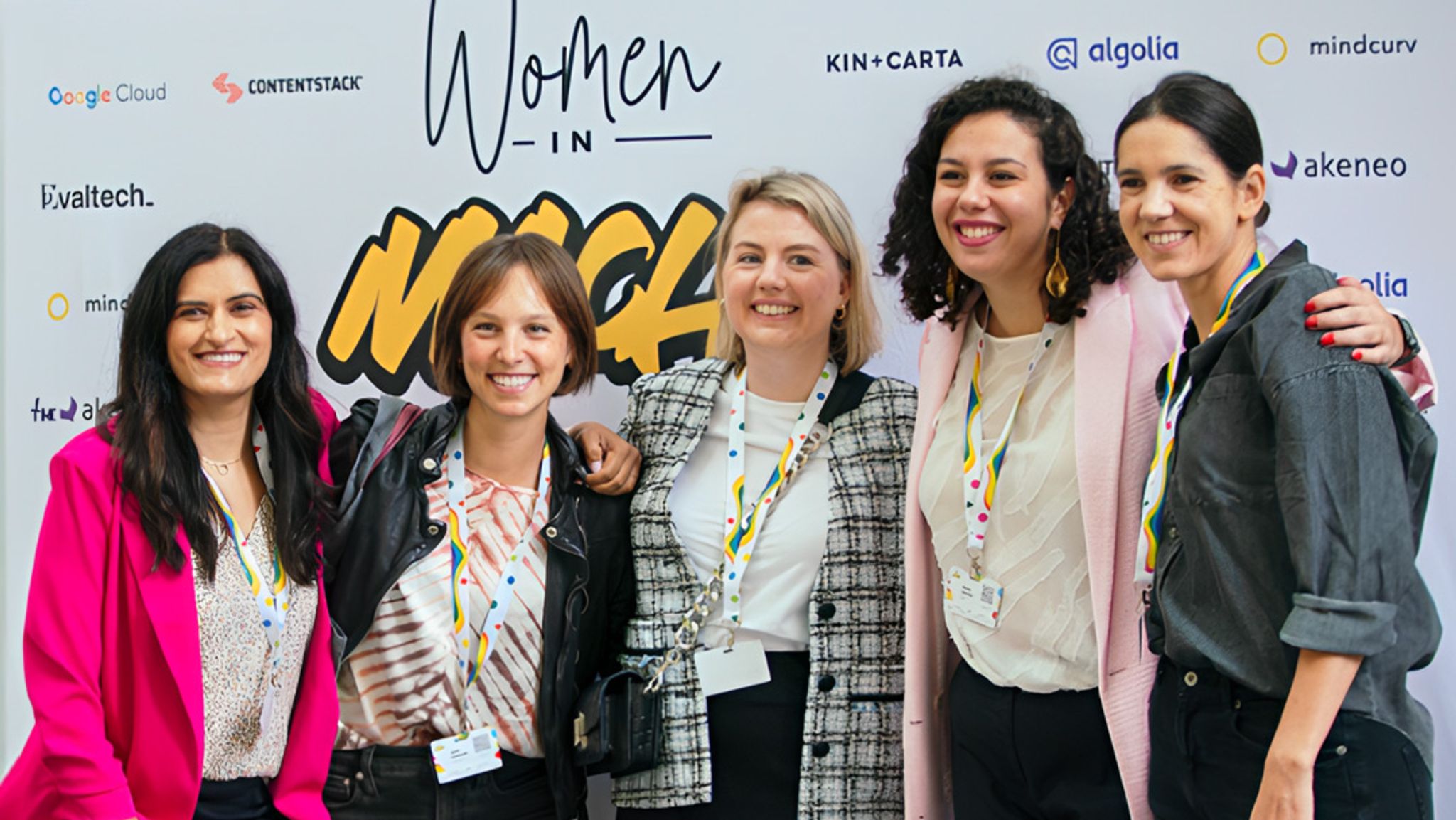 Group of women at Women in MACH event