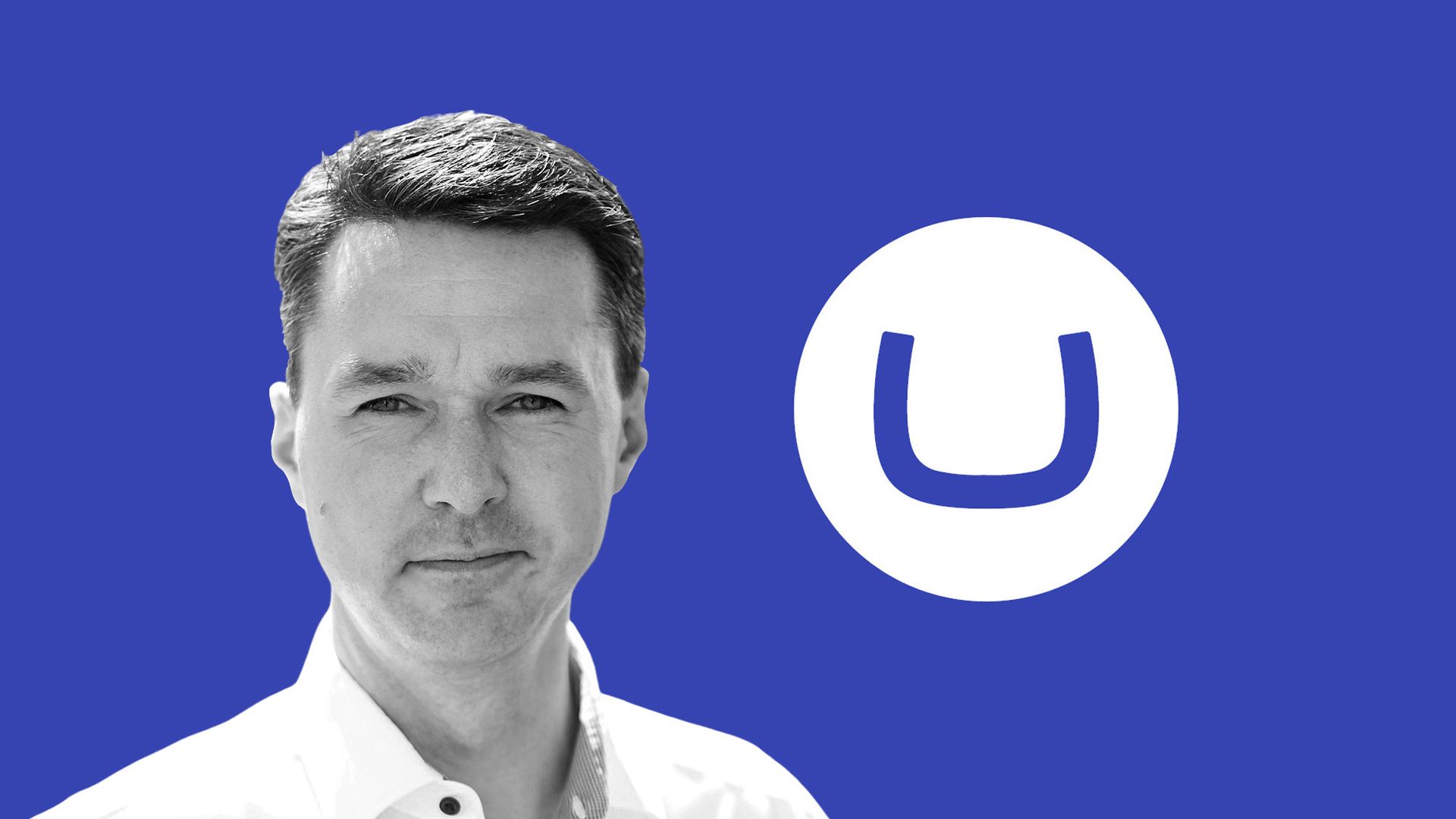 Martin Wülser Larsen headshot with Umbraco logo icon