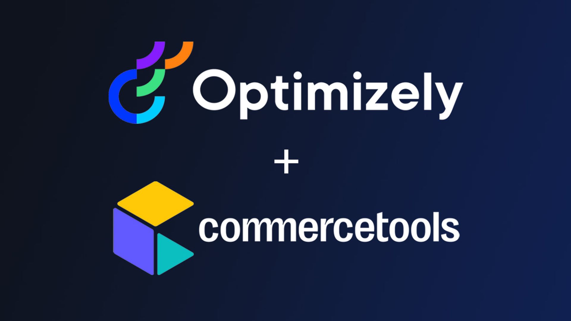 Optimizely and commercetools logos