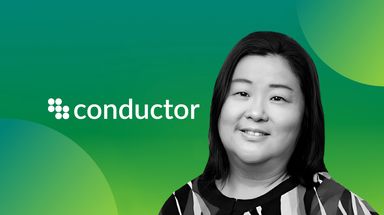 Wei Zheng headshot and Conductor logo