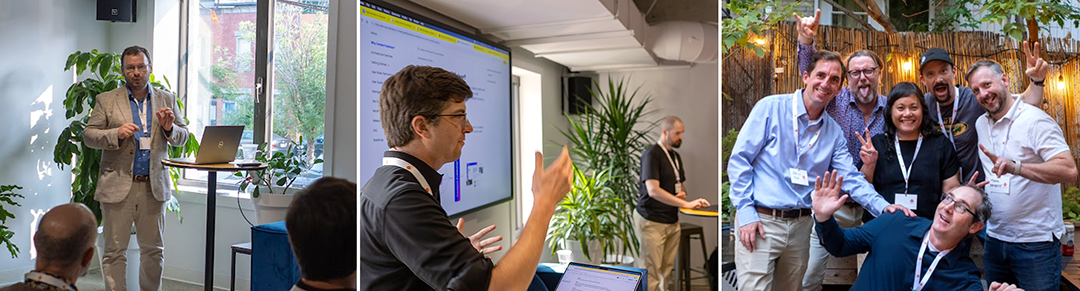 A person standing in front of a screen

AI-generated content may be incorrect.