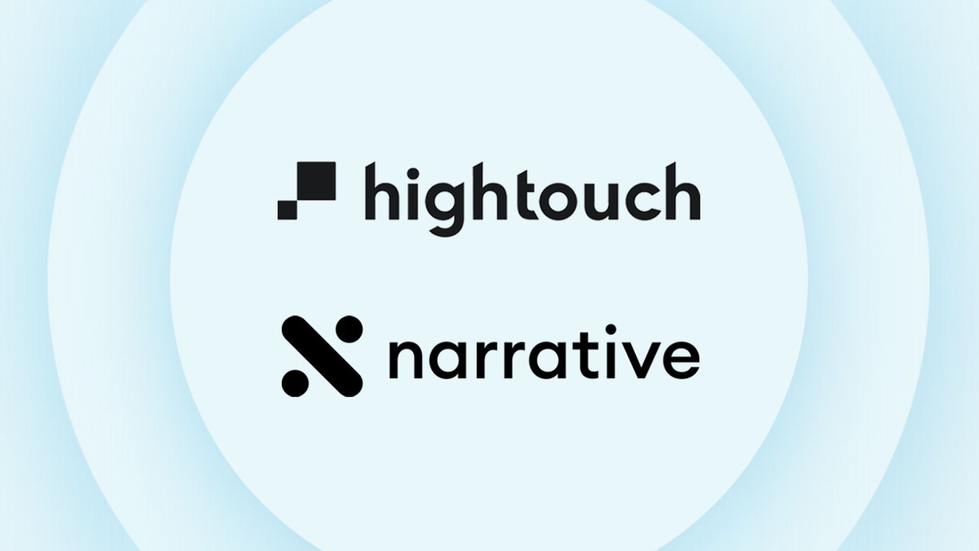 Hightouch and Narrative I/O logos