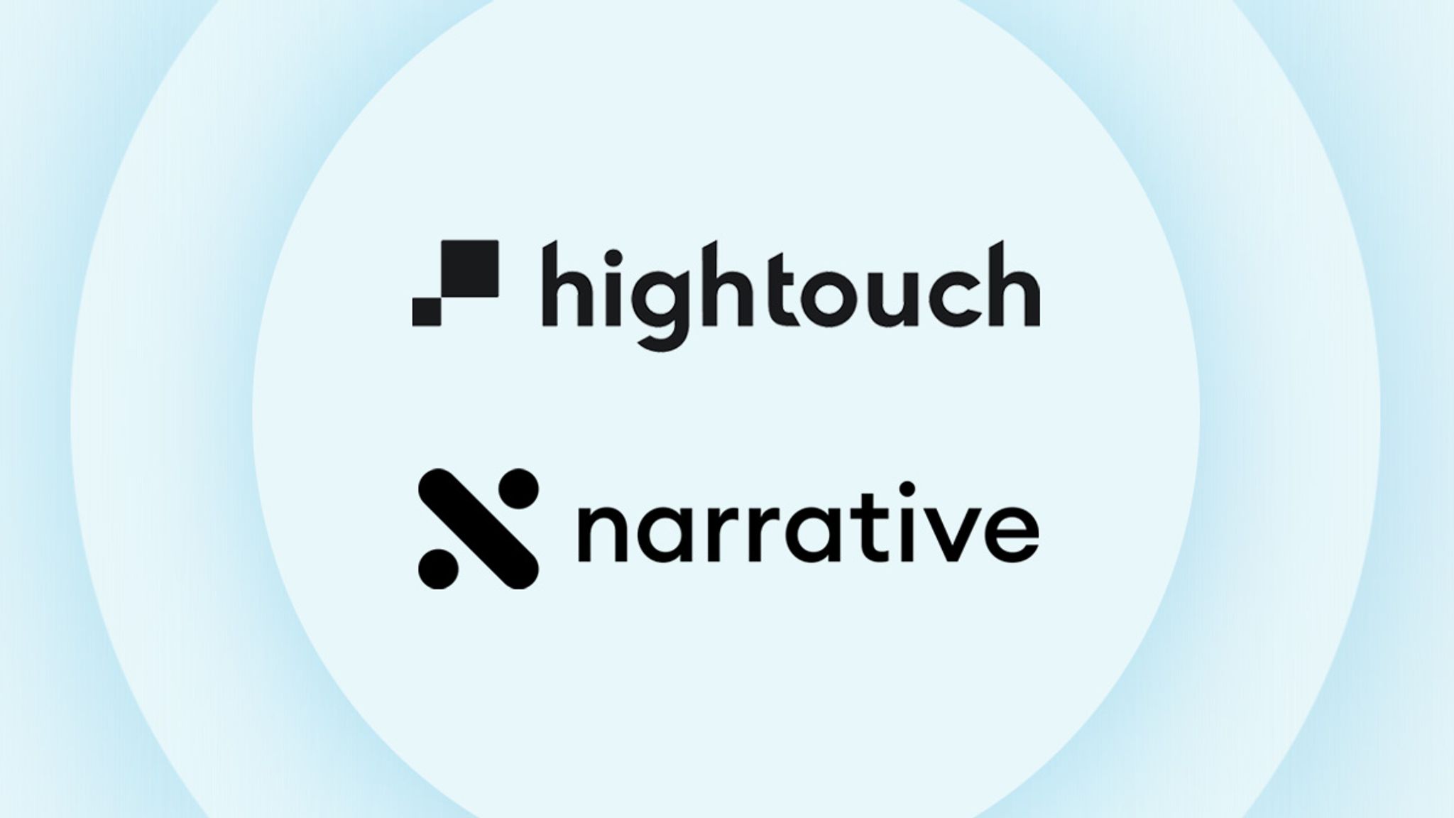 Hightouch and Narrative I/O logos