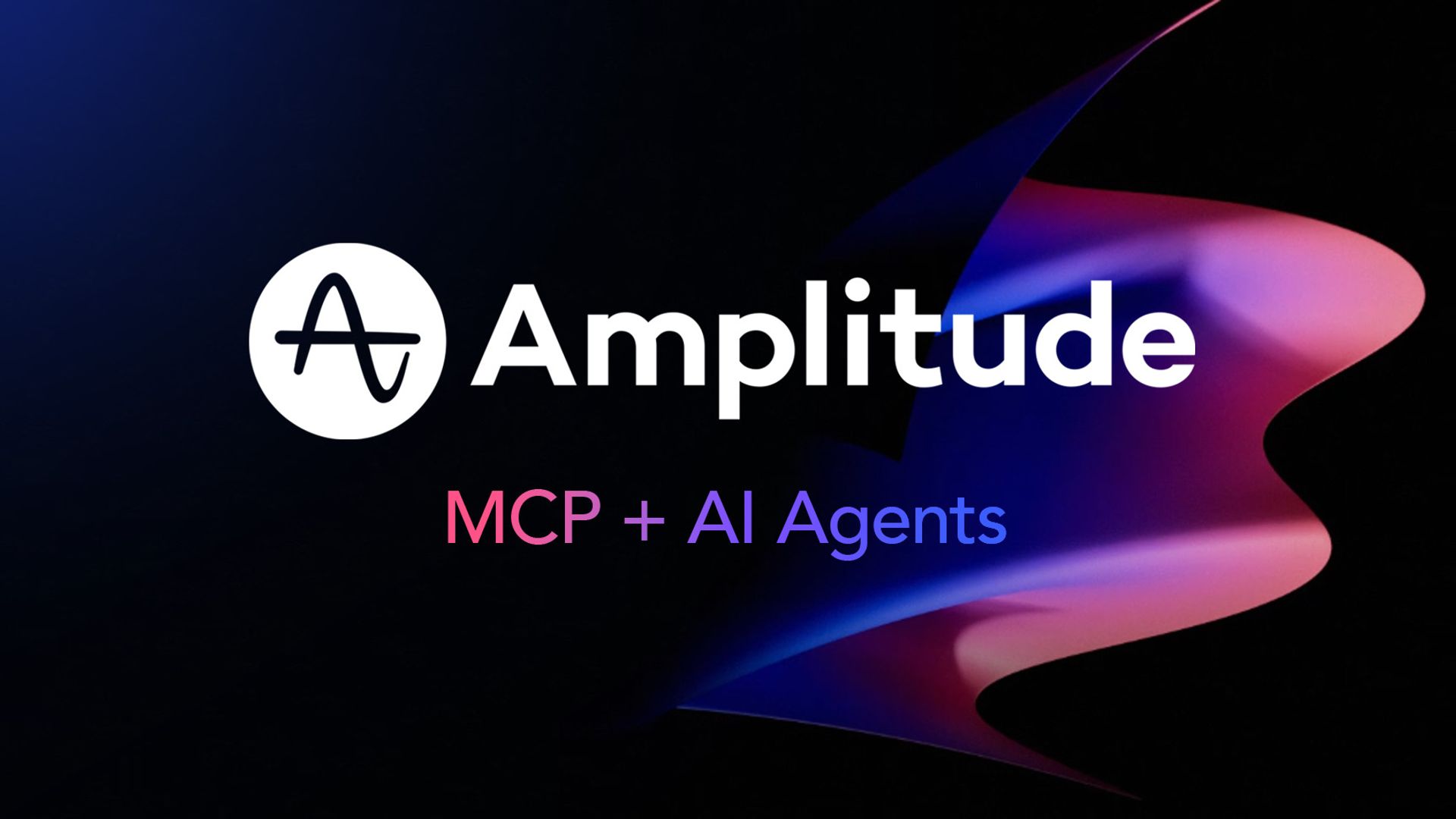 Amplitude logo and "MCP + AI Agents" text below it