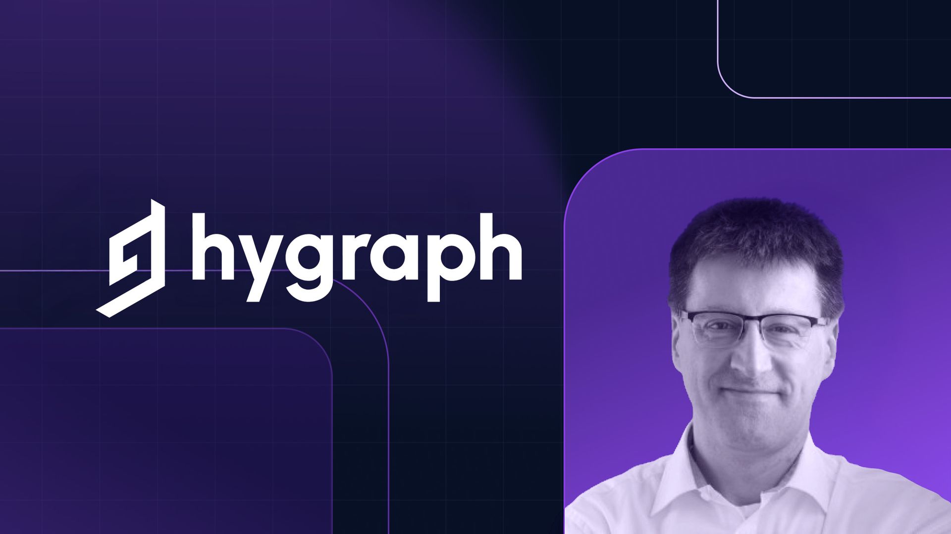 Hygraph logo and headshot of Dr. Mario Lenz